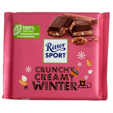 Шоколад молочний з зимовими прянощами  Ritter Sport crunchy creamy winter 100g