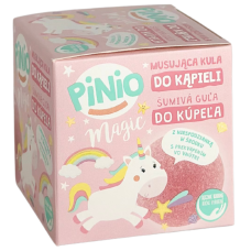 Дитяча бомбочка для ванни з сюрпризом в середині рожева Pinio 150g