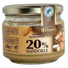 Мигдальна паста Crema spalmabile 20% Mandorle Witor's 220g
