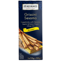 Хлібні палички Грісіні з сезамом Grissini Italiamo 250g