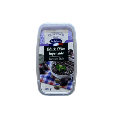 Паста з маринованих чорних оливок, каперсів та анчоусів Black Olive Tapenade Duc De Coeur 100g
