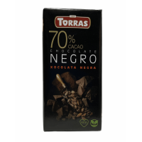 Шоколад чорний Negro 70% cacao Torras 80g