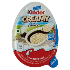 Кремовий десерт з рисовими кульками Kinder Creamy Milk&Crunchy 19g