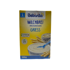 Пшенична молочна манна каша без цукру Milchbrei Griess Bebivita 500g
