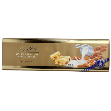 Білий шоколад з цільним мигдалем Lindt 300g