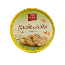 Пісочне печмов посипане цукром Kruche ciastka z cukrem Favorina 300g