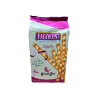 Хлібні палички Грісіні зі смаком цибулі Grissin Bon Fagolosi 250g