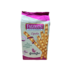 Хлібні палички Грісіні зі смаком цибулі Grissin Bon Fagolosi 250g