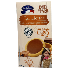 Тарталетки з шоколадно-карамельною начинкою Tartlets Chocolate&Caramel Duc De Coeur 125g
