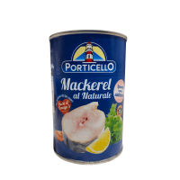 Консервована скумбрія у власному соці Mackerel al Naturale Porticello 425g