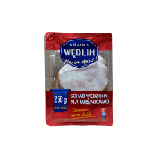 Корейка свинна копчена слайсами Schab Wedzony na Wisniowo Kraina Wedlin 250g