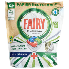 Капсули для посудомийної машини 36 шт Fairy Platinum + 558g