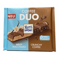 Шоколад Ritter Sport Coffee Duo з молочним макіато та шматочками кави 218g