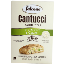 Печиво кантучіні з фісташкою та цедрою Pistacchi e Cedro Cantucci D'abruzzo Falcone 180g