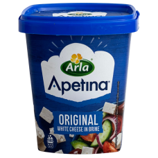 Кубики салатного сиру в розсоллі класична Original Apetina 430g