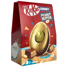 Молочне шокодадне яйце з двома батончиками Peanut Butter Kit Kat Nestle 234g