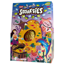 Молочне шокодадне яйце з двома упаковками драже Smarties sea splash Nestle 226g