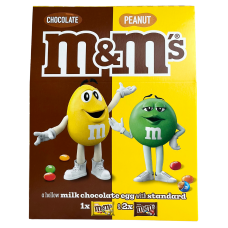 Молочне шокодадне яйце з шоколадним та арахісовим драже Chokolate, Peanut M&M's Nestle 313g