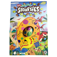 Молочне шокодадне яйце з двома упаковками драже Smarties DinoSaur Nestle 226g