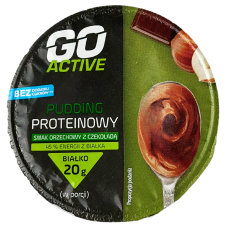 Протеїновий пудинг без доданого цукру зі смаком горіха та шоколаду GoACTIVE 200g