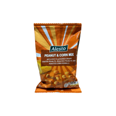 Мікс смаженого арахісу та кукурудзи з пряним смаком Peanut&Corn Mix Alesto 150g