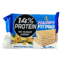 Вафлі протеїнові зі смаком ванілі Happy Fit Pro 95g
