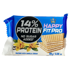 Вафлі протеїнові зі смаком ванілі Happy Fit Pro 95g