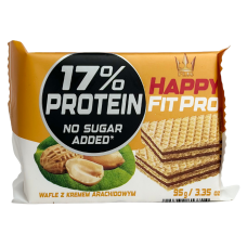 Вафлі протеїнові з горіховим смаком Happy Fit Pro 95g