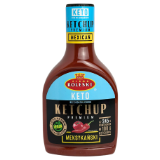 Кетчуп Кето без цукру Keto Ketchup Premium Meksykanski Roleski 425g