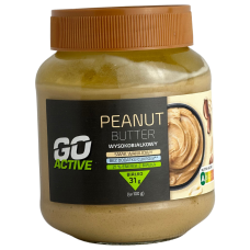 Паста арахісова без цукру зі смаком ванілі Peanut Butter Go Active 350g