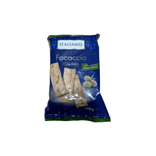 Крекер Focaccia з зеленими оливками Italiamo 100g