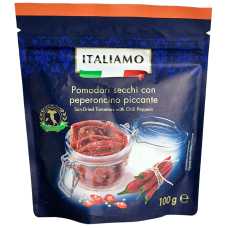 Сушені томати Italiamo з пікантним перцем 100g