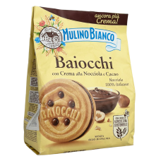 Печиво з фундучно-шоколадним кремом Baiocchi Mulino Bianco 260g