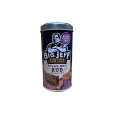 Приправа для стейків, гірчиця, чорний перець та чилі Texas BBQ Rub Seasoning Big Jeff 100g