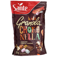 Дитяча гранола з шоколадом та лісовим горіхом Kids Granola Choko Nelia Sante 250g