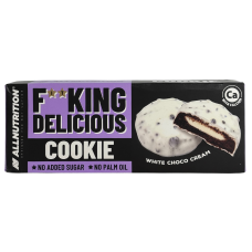 Печиво шоколадне без цукру з кремом в білому шоколаді  Fit King Delicious Allnutrition 128g