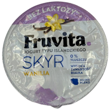 Йогурт без лактози з ванільним смаком Skyr Fruvita 150g