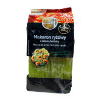 Рисова локшина з зеленим чаєм Makaron ryzowy Asia Flavours 200g