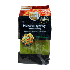 Рисова локшина з зеленим чаєм Makaron ryzowy Asia Flavours 200g