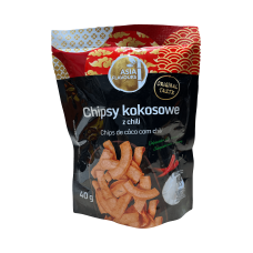 Чіпси кокосова зі смаком чилі Chipsy kokosowe z chili Asia Flavours 40g