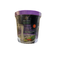 Тайські кислі овочі зі скляною локшиною солодкої картоплі Veggie Meal Thai Sour Vegetables Asia Style 85g
