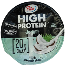 Протеїновий йогурт без цукру кокос Pilos 200g