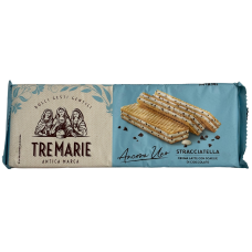 Вафлі з молочним кремом та шматочками шоколаду Stracciatella Tre Marie 140g