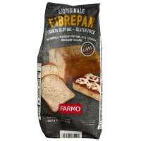Суміш для приготування хліба, піци, фокача без глютену Farmo Fibrepan L'originale 500g