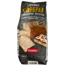 Суміш для приготування хліба, піци, фокача без глютену Farmo Fibrepan L'originale 500g