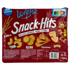 Асорті снеків Snack-Hits Beliebte Market Grobe Vielfalt Lorenz 280g