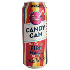 Газований напій зі смаком кола-чилі з корицею без цукру Sparkling Fire Ball Drink Candy Can 500ml