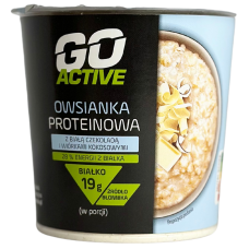 Віасяна каша з білим шоколадом та кокосовою стружкою Owsianka Proteinowa Go Active 65g