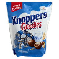Шоколадні цукерки з молочно-вершковою начинкою Knoppers Goodies Strock 180g