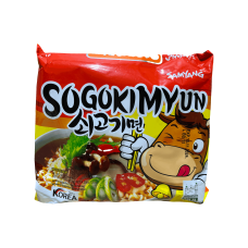 Локшина зі смаком яловичини Sogokimyun Samyang 120g